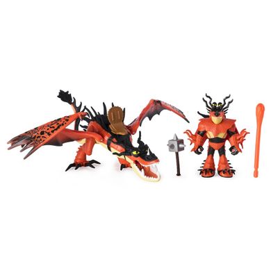 Dragons, Hakokieł i Sączysmark, zestaw figurek smoka z wikingiem