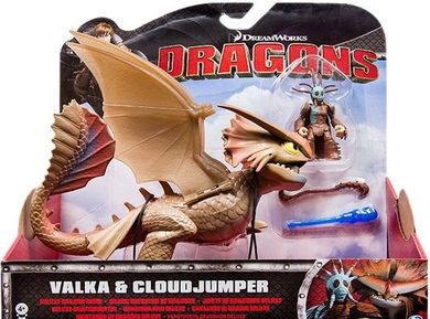 Dragons, Valka i Chmuroskok, zestaw figurek deluxe