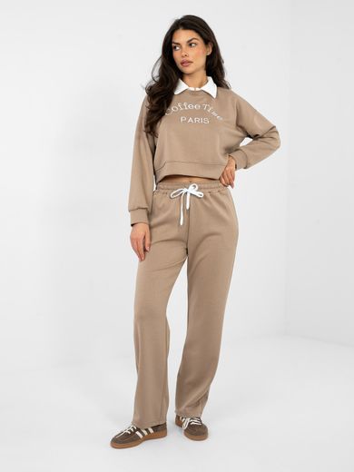 Dres damski, beżowy, Italy Moda