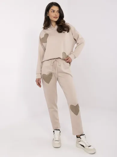 Dres damski, beżowy, Italy Moda