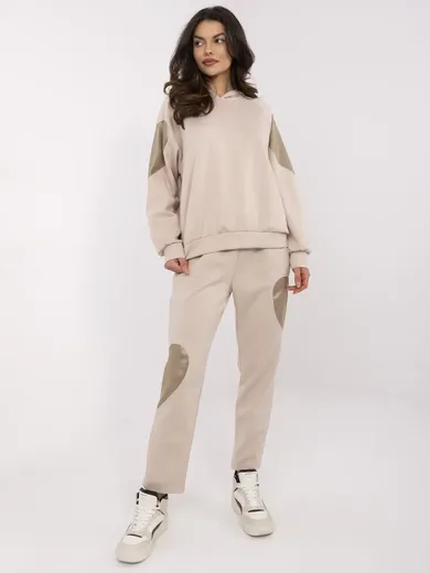 Dres damski, beżowy, Italy Moda