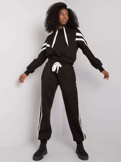 Dres damski, czarny, Ex Moda