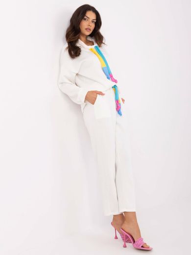 Dres damski, ecru, Italy Moda