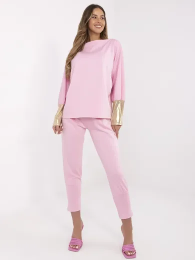 Dres damski, różowy, Italy Moda
