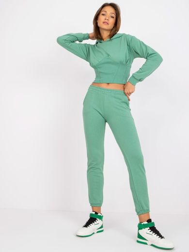Dres damski, zielony, Ex Moda