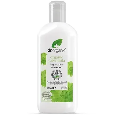Dr.Organic, Calendula Shampoo, kojący szampon do wrażliwej skóry głowy, 265 ml