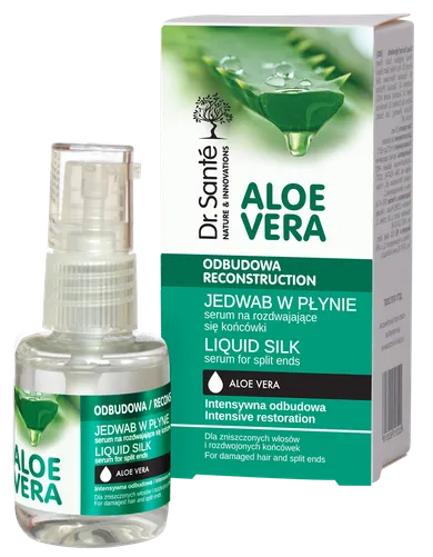 Dr.Sante, Aloe Vera, serum jedwab w płynie na rozdwajające końcówki włosów, 30 ml