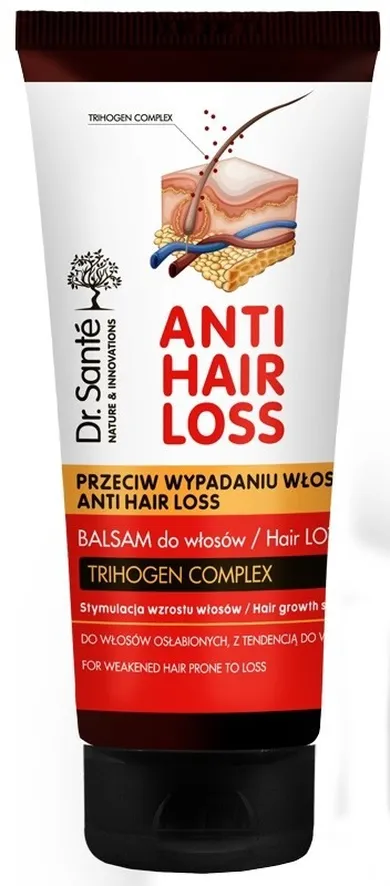 Dr.Sante, Anti Hair Loss, balsam stymulujący wzrost włosów, 200 ml