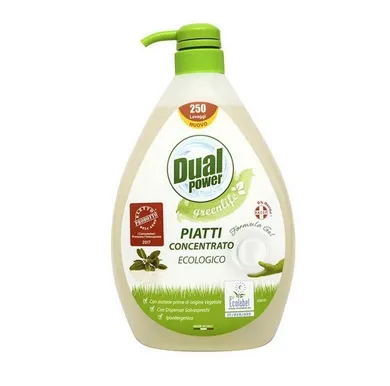 Dual Power, Greenlife, ekologiczny żel do mycia naczyń, 1000 ml