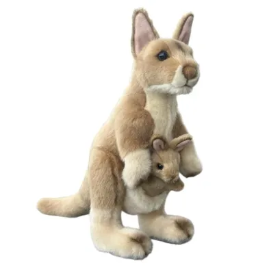 Dubi, Kangur z młodym, maskotka, 30 cm