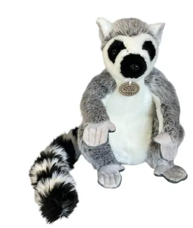 Dubi Plusz, Lemur siedzący, maskotka, 28 cm