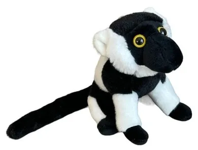 Dubi, Ziki lemur czarno-biały vari, maskotka, 14 cm
