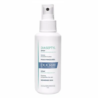 Ducray, Diaseptyl, spray do oczyszczania skóry i dezynfekcji ran, 125 ml