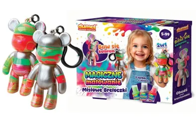 Dumel, Magiczne Malowanie, Misiowe breloczki, zestaw kreatywny