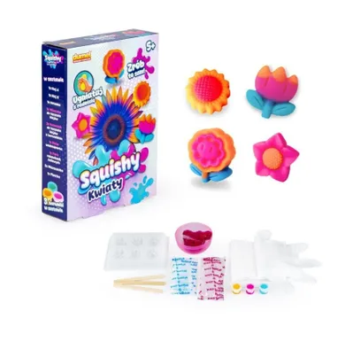 Dumel, Squishy, Kwiaty, zestaw kreatywny