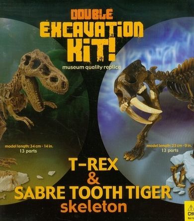 Dumel, Wykopaliska, T-Rex i Tygrys szablozębny