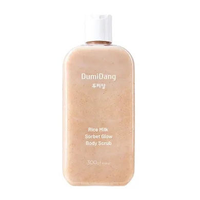Dumidang, Rice Milk Sorbet Glow Body, peeling rozświetlający do ciała, 300 g