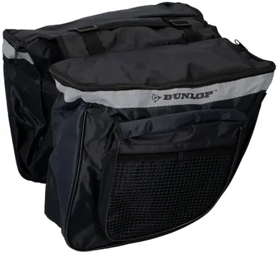 Dunlop, torba, sakwa rowerowa na bagażnik, czarna, 26l