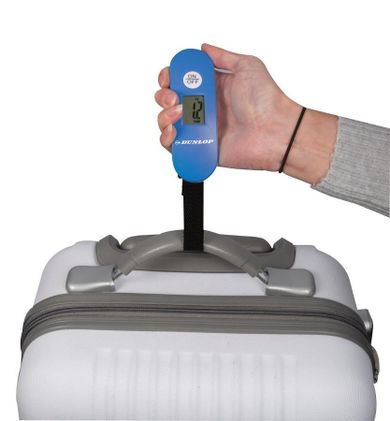 Dunlop, waga elektroniczna turystyczna, niebieska, max 40 kg