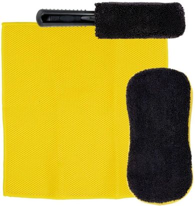 Dunlop, zestaw do mycia samochodu, 3 elementy