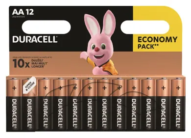 Duracell, bateria alkaliczna, AA/LR6, 12 szt.