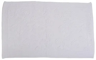 Dywanik łazienkowy, duży biały, 60-90 cm