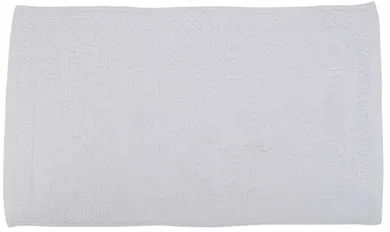 Dywanik łazienkowy, mały biały, 50-80 cm