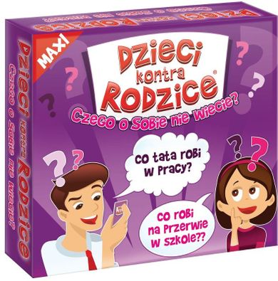 Dzieci kontra Rodzice, Czego o sobie nie wiecie? gra familijna