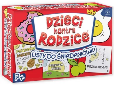 Dzieci kontra Rodzice, Listy do śniadaniówki, gra familijna