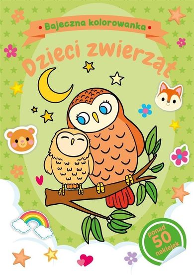 Dzieci zwierząt. Bajeczna kolorowanka