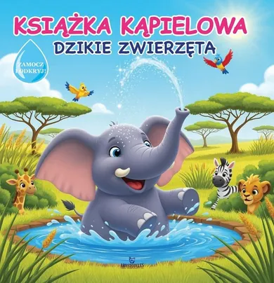 Dzikie zwierzęta. Książka do kąpieli