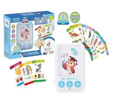 E-Edu, Edu-Quiz, zestaw kart edukacyjnych z czytnikiem