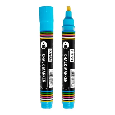 Easy, Chalk Marker, marker kredowy, niebieski, 1,5-3 mm, 12 szt.