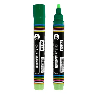 Easy, Chalk Marker, Marker kredowy, zielony, 1,5-3 mm, 12 szt.