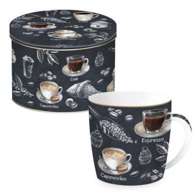 Easy Life, kubek porcelanowy w ozdobnej puszce, 350 ml