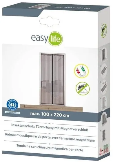 Easy Life Mako, moskitiera na okno, brąz, 100-120 cm