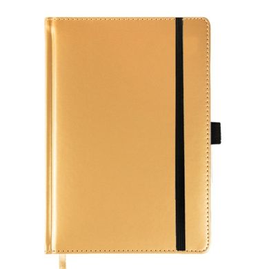 Easy, notes, A5, 72 kartki, kratka, złoty, 1 szt.