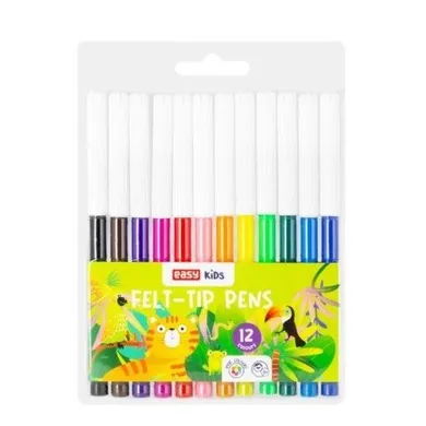 Easy, pisaki klasyczne, 12 kolorów