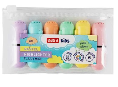 Easy, zakreślacz Flash, mini, 6 kolorów