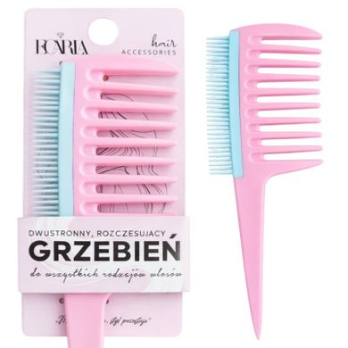 Ecarla, dwustronny grzebień-szczotka do rozczesywania splątanych włosów