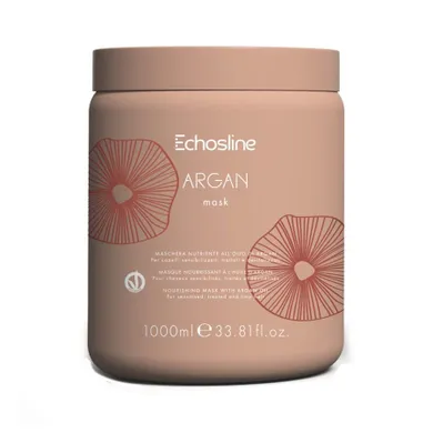 Echosline, Argan, maska do włosów z olejkiem arganowym 1000 ml