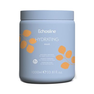 Echosline, Hydrating, nawilżająca maska do włosów, 1000 ml