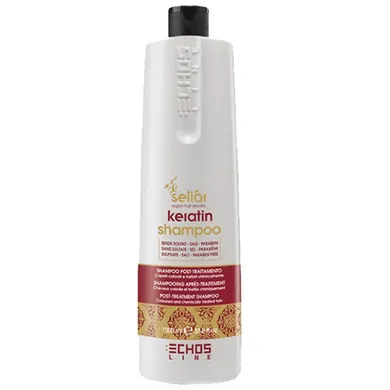 Echosline, Seliar Keratin Shampoo, wzmacniający szampon z keratyną, 1000 ml
