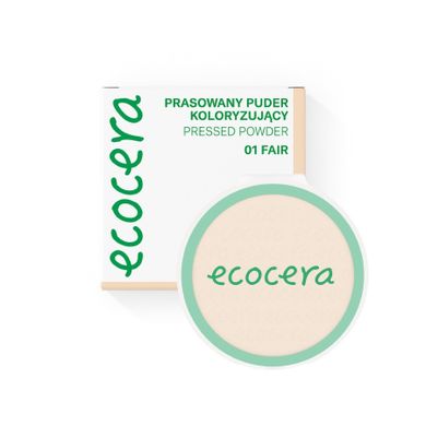 Ecocera, Color Pressed Powder, puder prasowany, fair, 8.5g