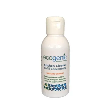 Ecogenic, płyn do czyszczenia powierzchni kuchennych, pomarańcza, refill, 100 ml