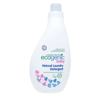 Ecogenic, płyn do prania ubranek dziecięcych, bezzapachowy, 1000 ml