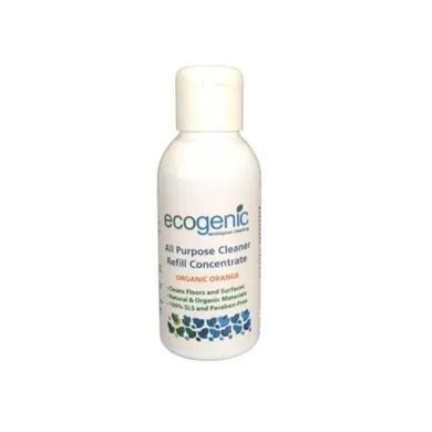 Ecogenic, uniwersalny płyn do czyszcenia różnych powierzchni, pomarańcza, refill, 100 ml