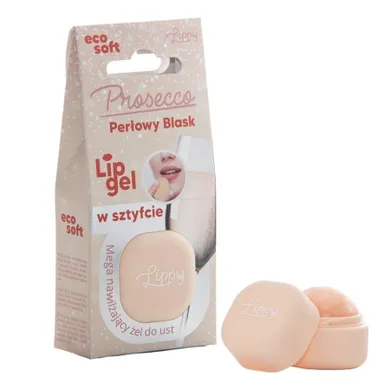 EcoSoft, Lip Gel, mega nawilżający żel do ust, Prosecco, 6.2 g