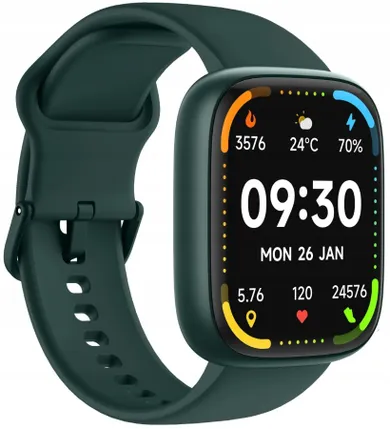 EcoWatch, smartwatch, EW06, zielony