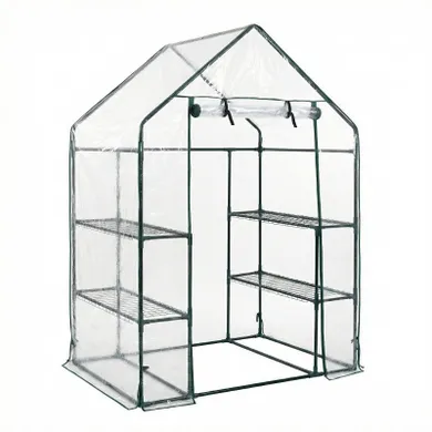 Edenia, Miva, mini szklarnia foliowa z półkami, 73-143-195 cm